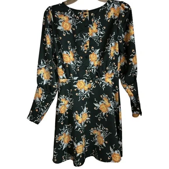 Free People Black Floral Parker Dress - Picture 4 of 9